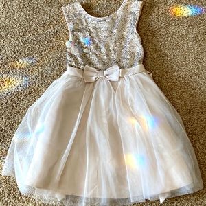 Girl formal dress, sleeveless dress